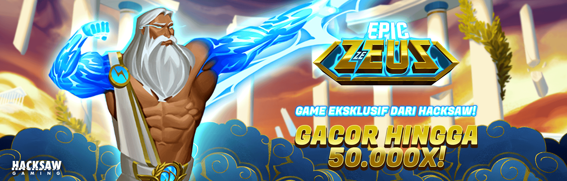 Epic Ze Zeus Game Promo Banner